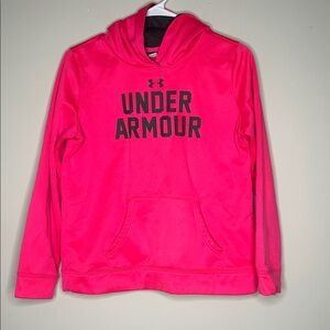 Under Armor kids hot pink hoodie
